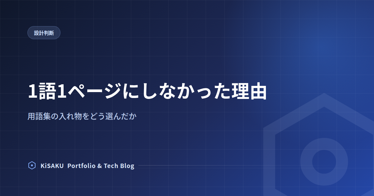 1語1ページにしなかった理由