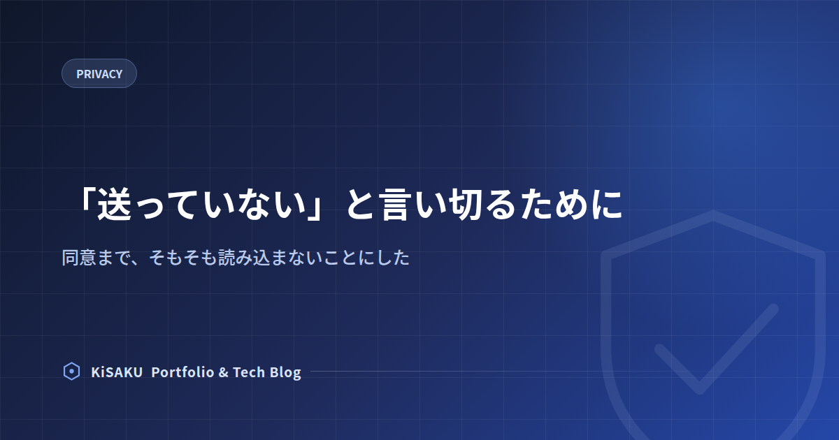 「送っていない」と言い切るために、同意まで読み込まないことにした
