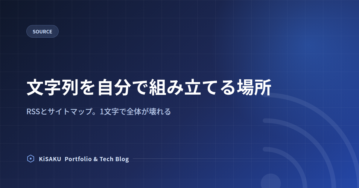 ソース解説(5) 文字列を自分で組み立てる場所